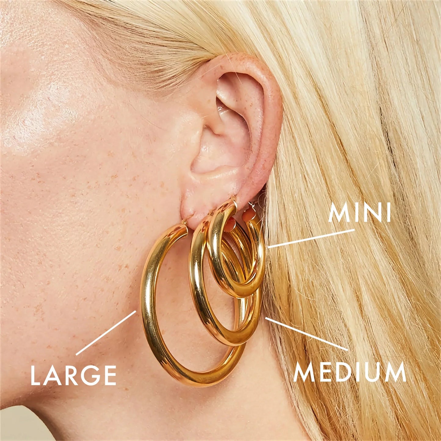 [Raffine]Broad Round Hoops