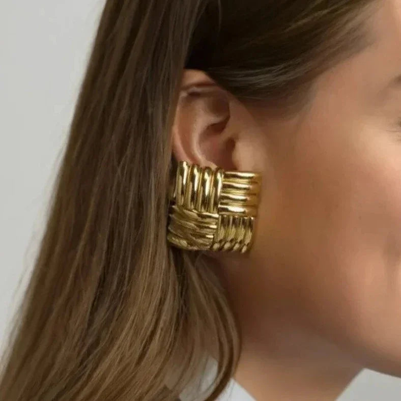 [Raffine]Cindy Gold Earrings
