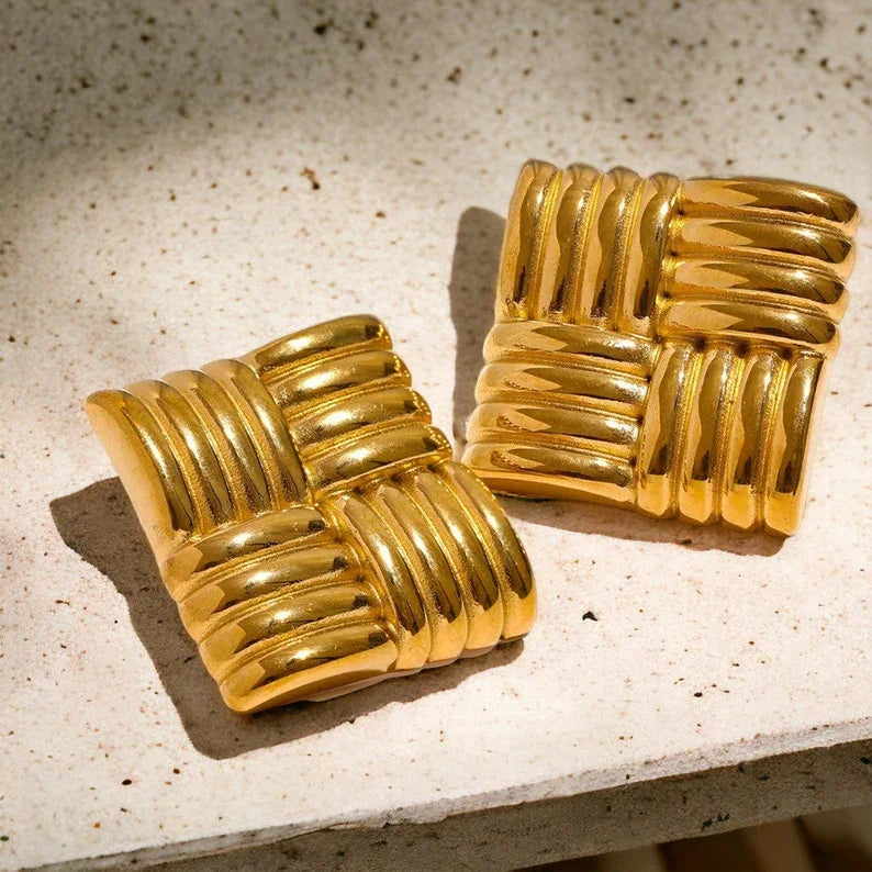 [Raffine]Cindy Gold Earrings