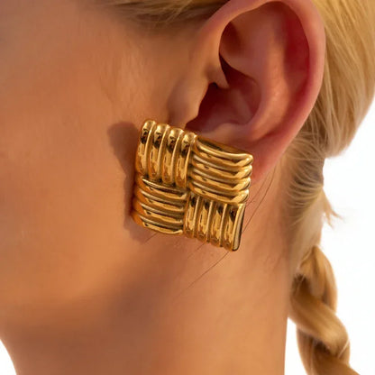 [Raffine]Cindy Gold Earrings