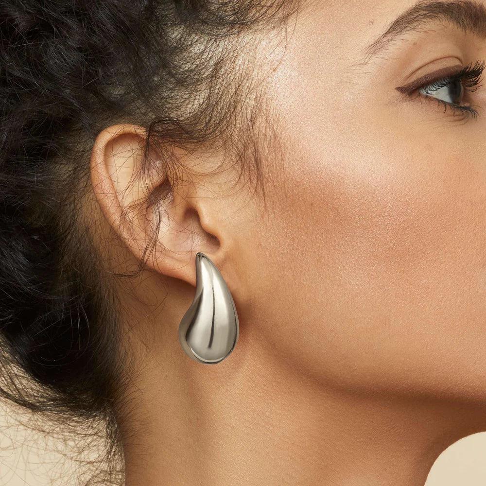 [Raffine]Sandra Teardrop Gold Earrings