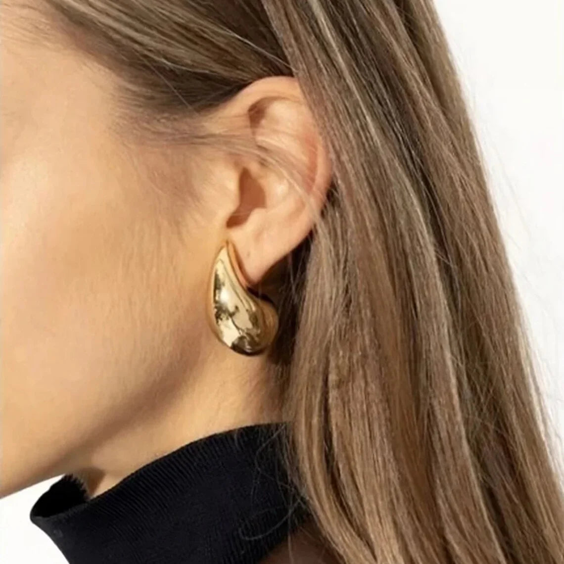 [Raffine]Sandra Teardrop Gold Earrings