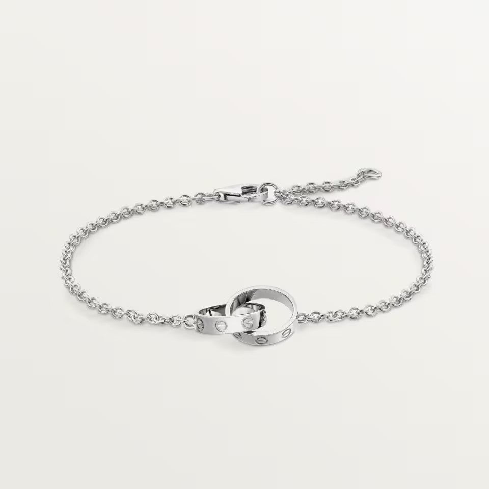 [Raffine]LOVE BRACELET DOUBLE RING