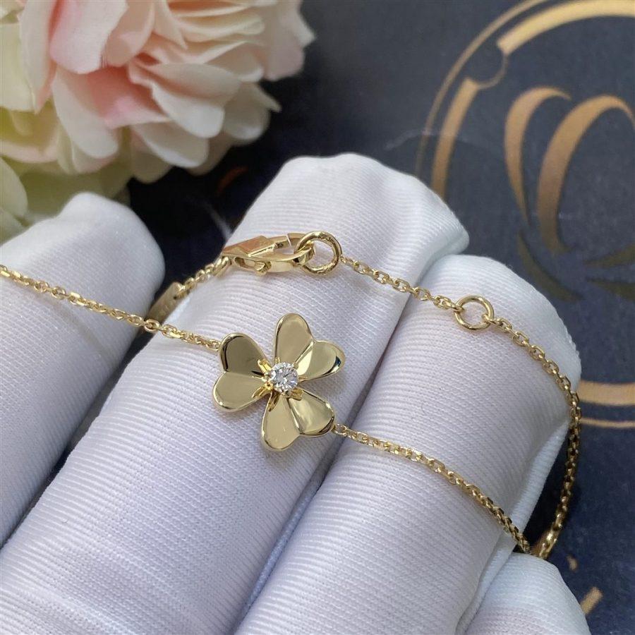 [Raffine]FRIVOLE GOLD FLOWER BRACELET