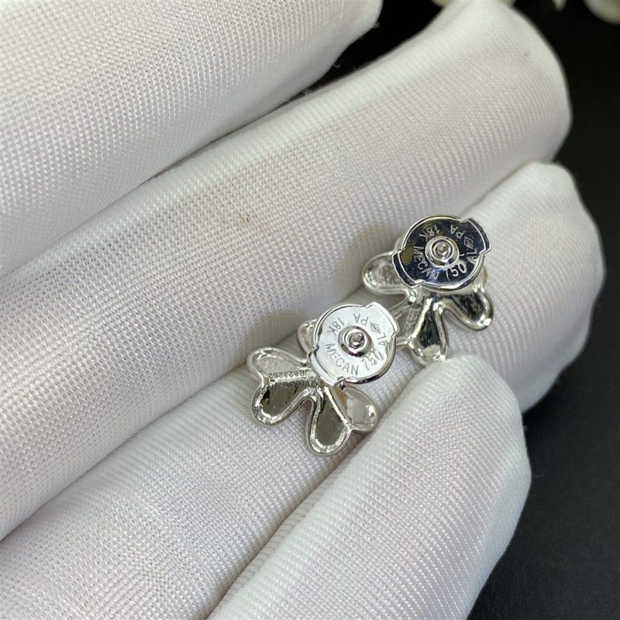 [Raffine]FRIVOLE MINI SILVER FLOWER EARRINGS