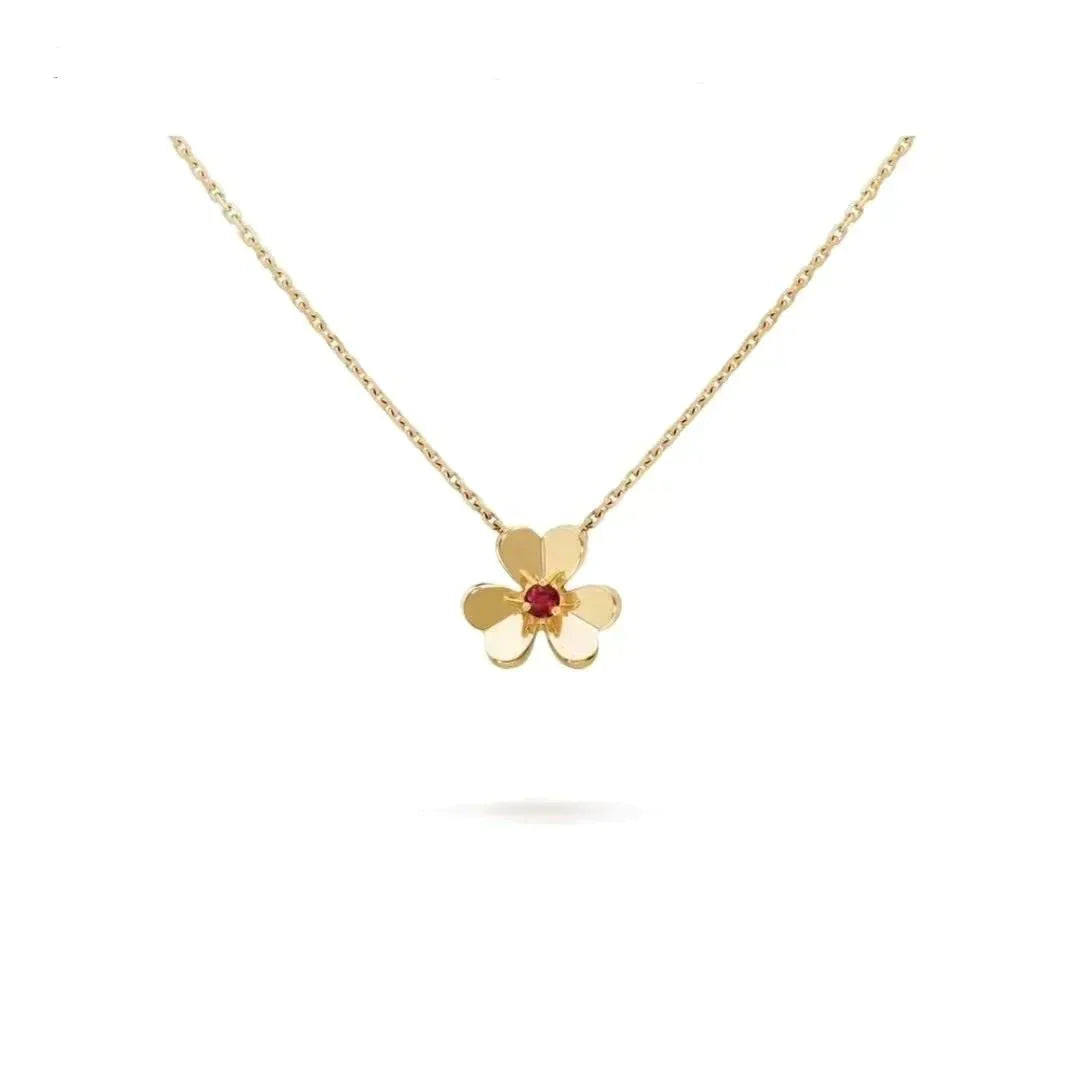 [Raffine] COLLAR DE FLOR DE ORO FRIVOLE