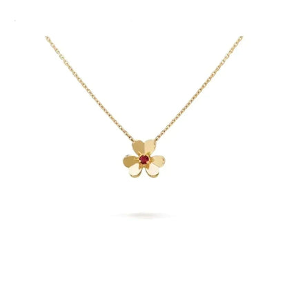 [Raffine] COLLAR DE FLOR DE ORO FRIVOLE