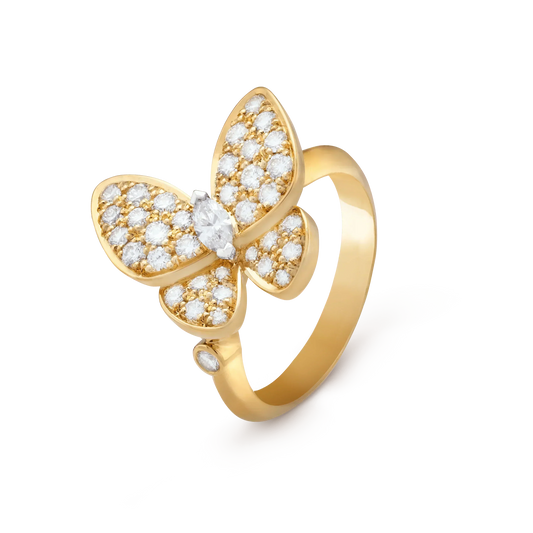 [Raffine]BUTTERFLY DIAMOND RING