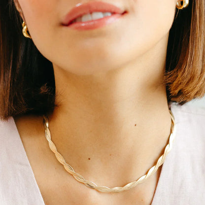 [Raffine]Lysa Twisted Chain Necklace