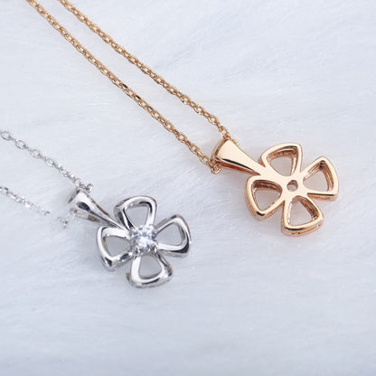 [Raffine]FIOREVER NECKLACE DIAMOND CENTER