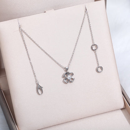 [Raffine]FIOREVER NECKLACE DIAMOND CENTER