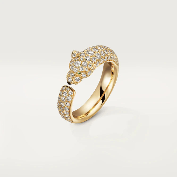 [Raffine]PANTHERE PINK GOLD DIAMOND RING