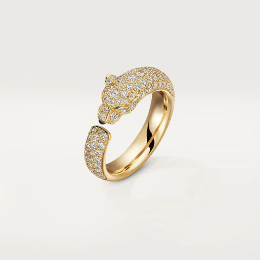 [Raffine]PANTHERE PINK GOLD DIAMOND RING