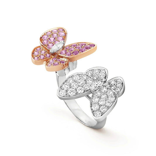 [Raffine]TWIN BUTTERFLY DIAMOND RING